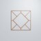 Ekena Millwork Large Hudson Decorative Fretwork Wood Wall Panels, Cherry, 23 3/8"W x 23 3/8"H x 3/8"T WALW24X24X0375HSNCH - alternate 2